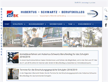 Tablet Screenshot of hubertus-schwartz-soest.de